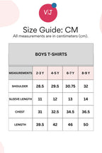 Junior Boys Cotton T-Shirt - Winter Blue