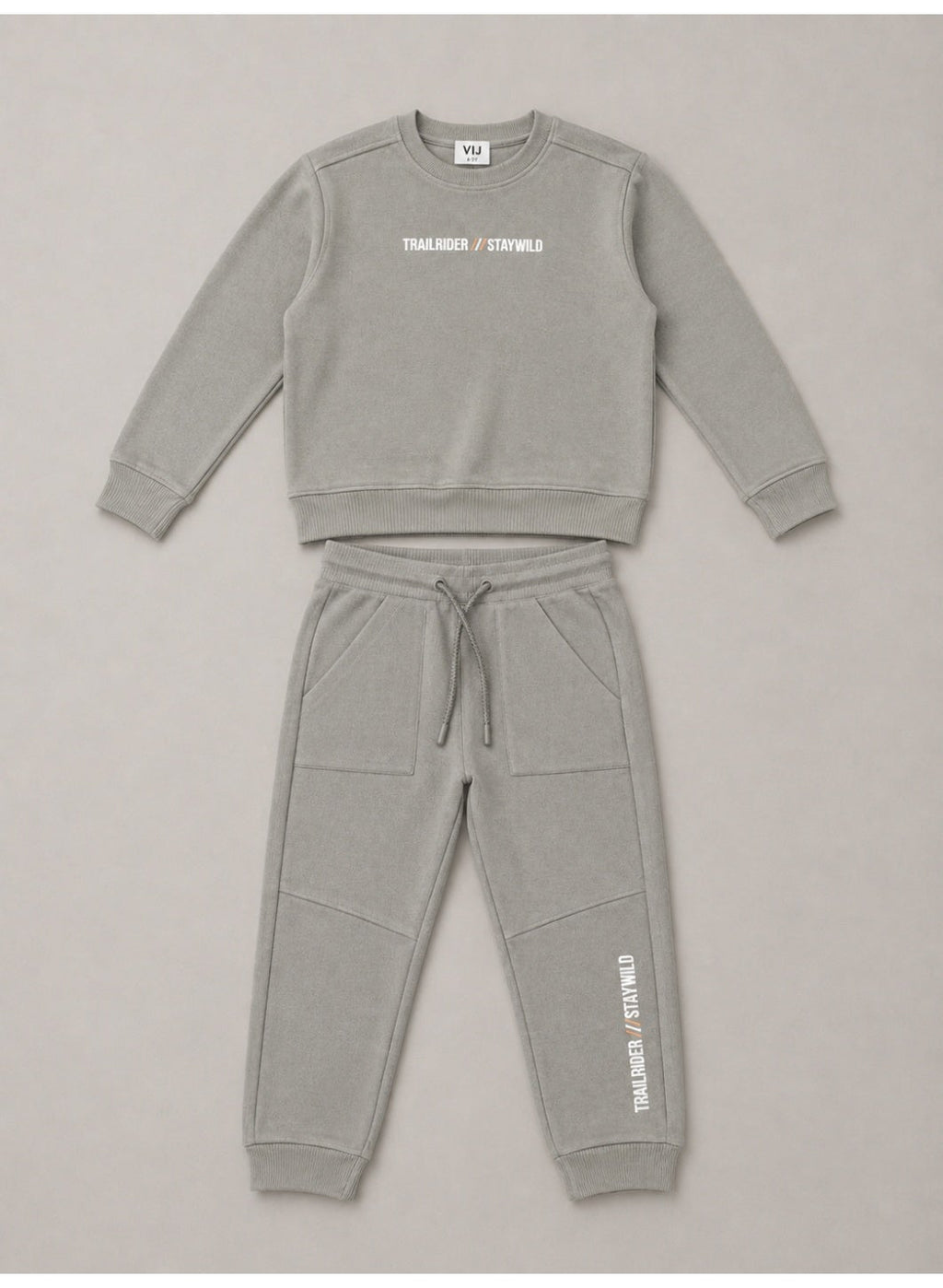 Boys’ Cut & Sew Sweatshirt and Jogger Set