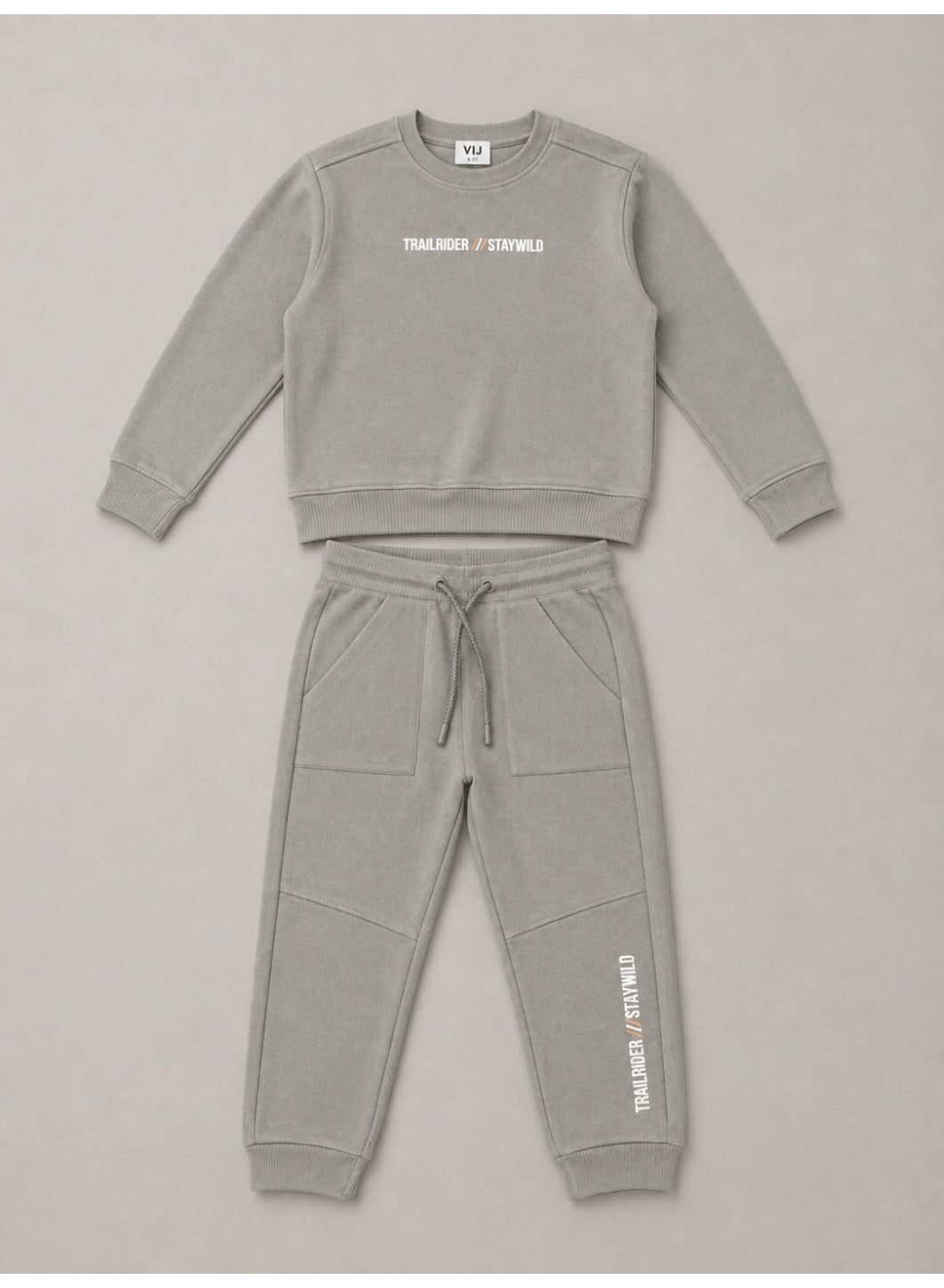 Boys’ Cut & Sew Sweatshirt and Jogger Set