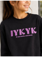 Girls Good Vibes Graphic Pullover