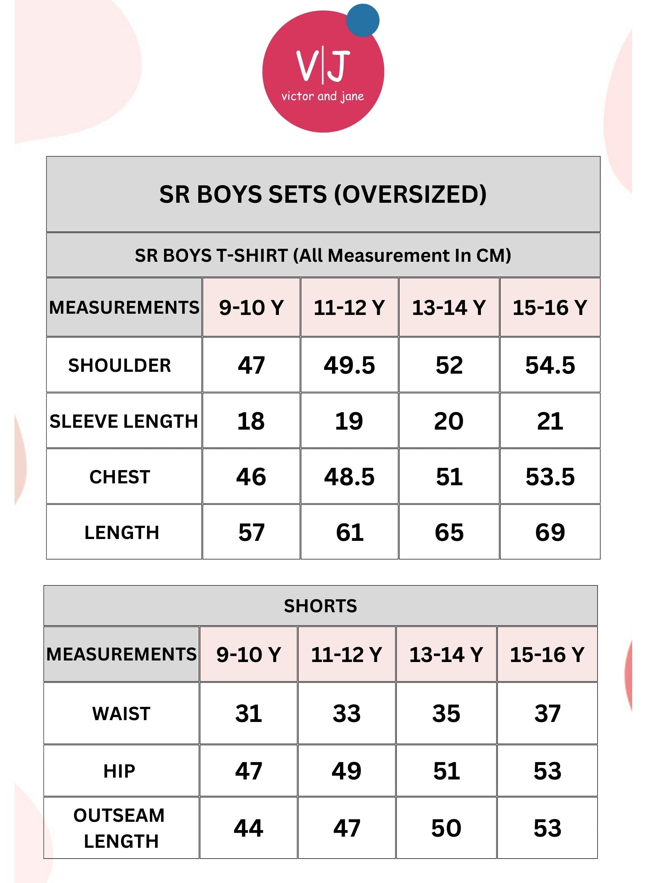 Victor And Jane Boys' Cord Set “ T-Shirt And Shorts Outfit With Label Detail