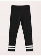 Girls "Los Angeles" Graphic Print Half Zip Long Top Hoodie and Ribbed Pants Set