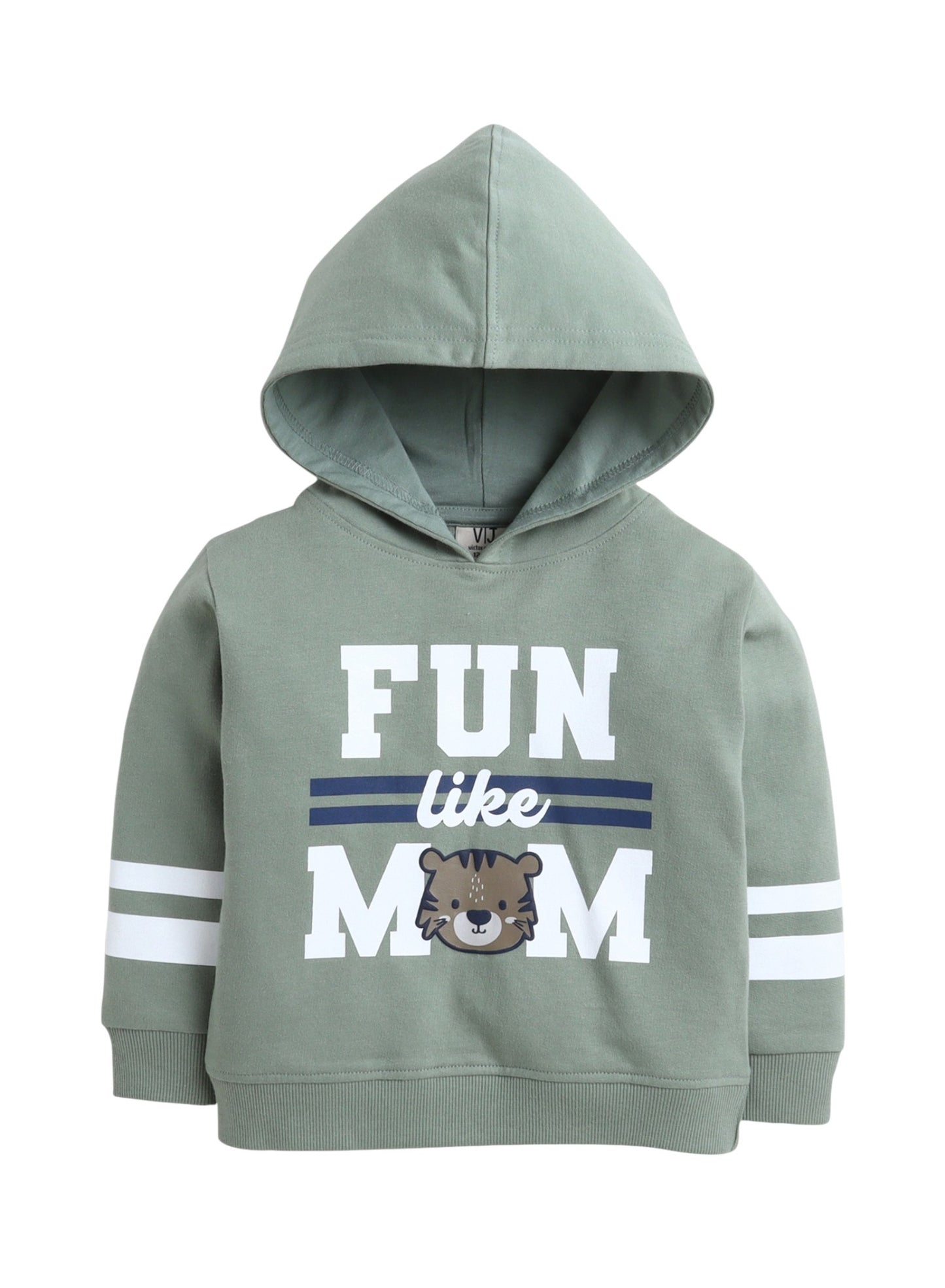 Baby Boys’ 2-Piece Set – “Fun Like Mom” Hoodie & Joggers Set