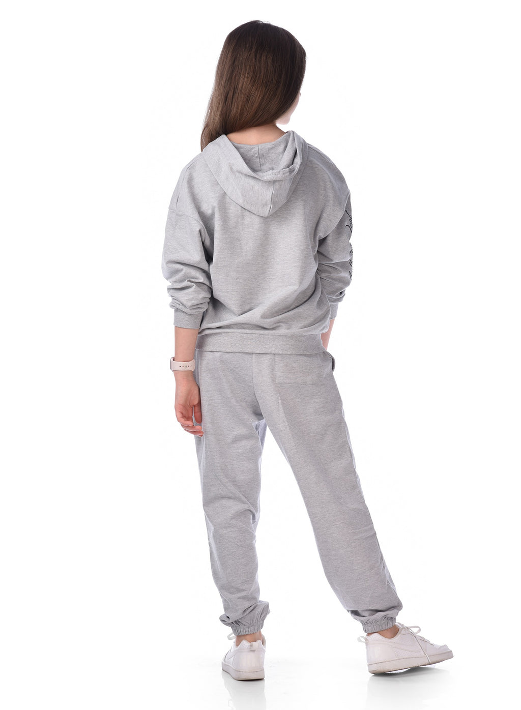 Embroidered Hoodie With Matching Joggers Comfy Fit