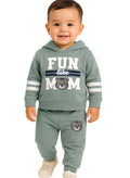 Baby Boys’ 2-Piece Set “ Œfun Like Mom” Hoodie &Amp; Joggers Set