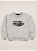 Girls "Trends" Statement Print Pullover