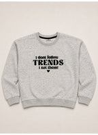 Girls "Trends" Statement Print Pullover