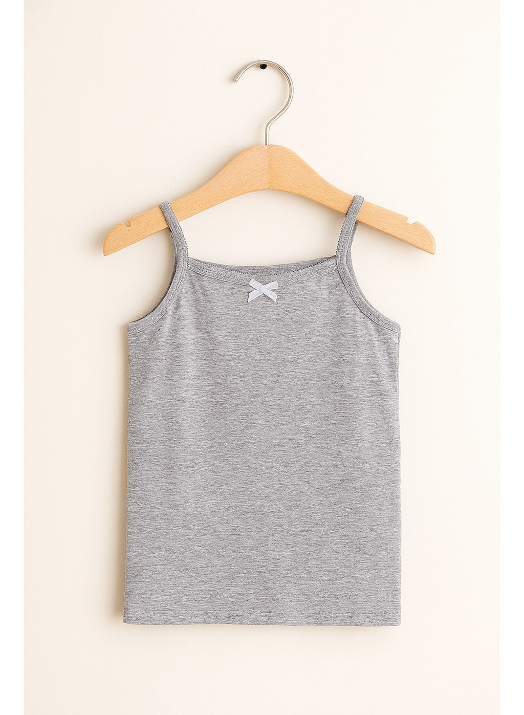 "3-Pack Girls' Camisoles “ Cotton Comfort In Black, White & Grey "