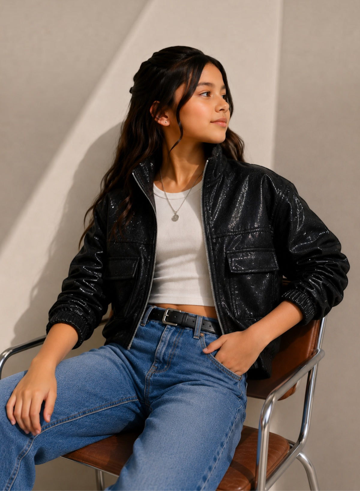 Girls Bomber Jacket