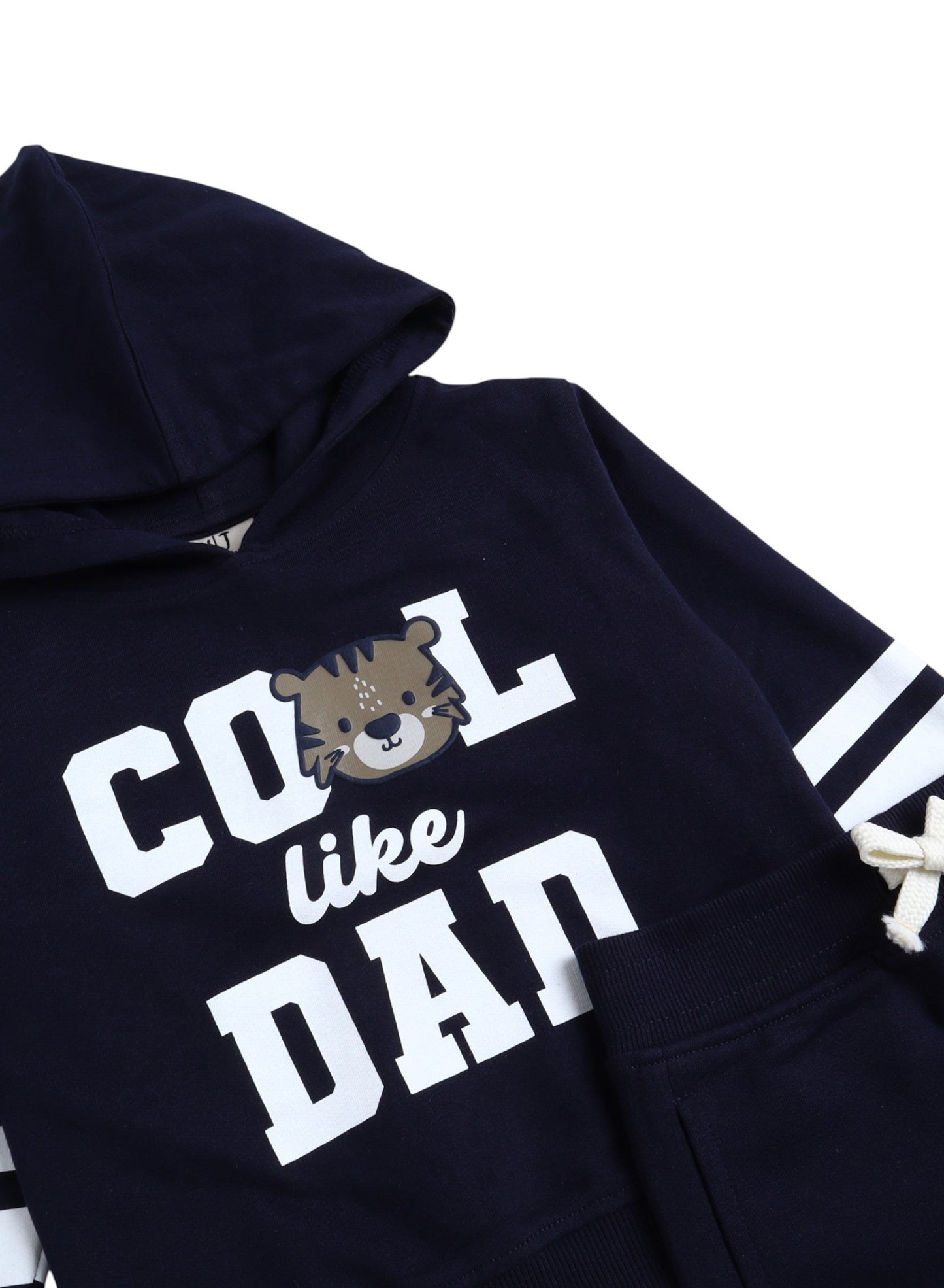 Baby Boys' 2-Piece Hoodie & Joggers Set – “Cool Like Dad”