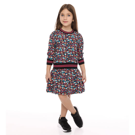 MULTICOLUR PRINTED DRESS