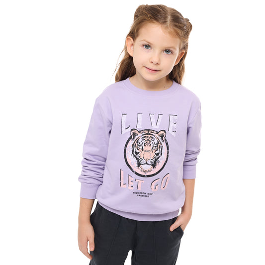 GRAPHIC LION PRINTED SWEATSHIRT