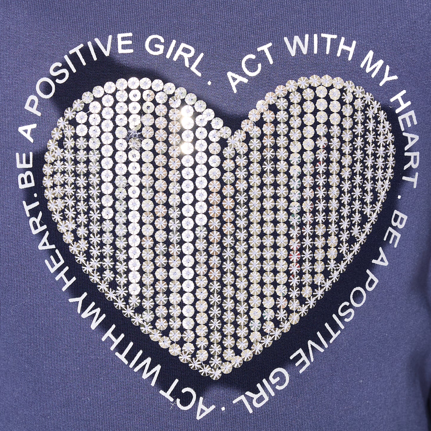 SEQUINS EMBROIDERED SWEATSHIRT