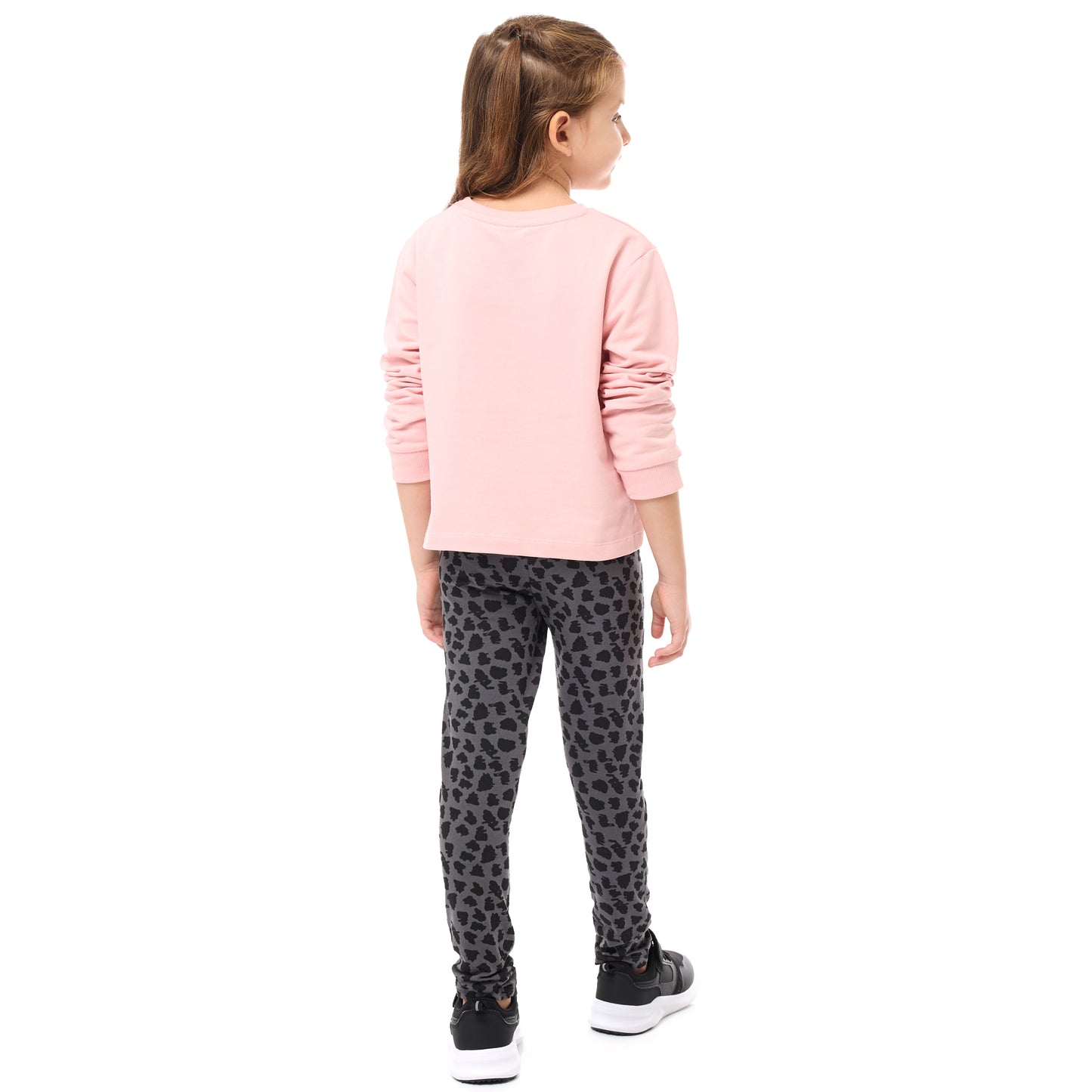 HEART PRINTED TOP WITH MATCHING LEGGINGS