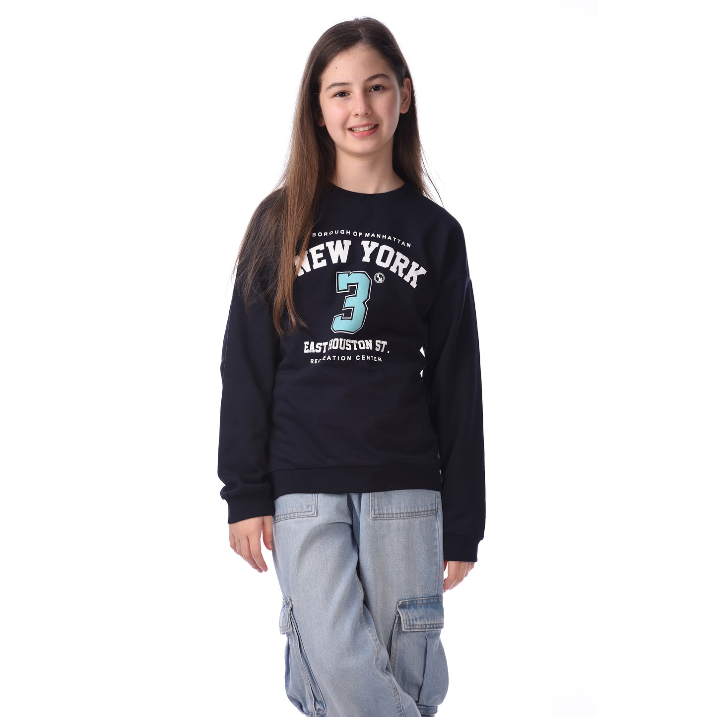 GRAPHIC PRNTED COMFY FIT SWEATSHIRT