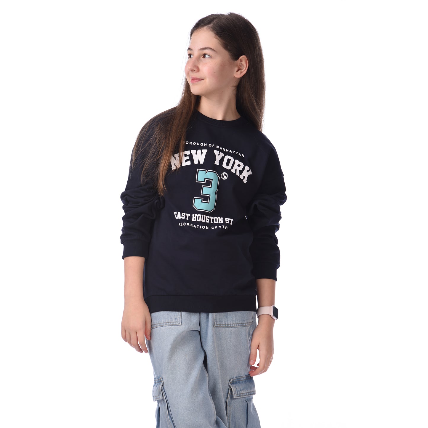 GRAPHIC PRNTED COMFY FIT SWEATSHIRT