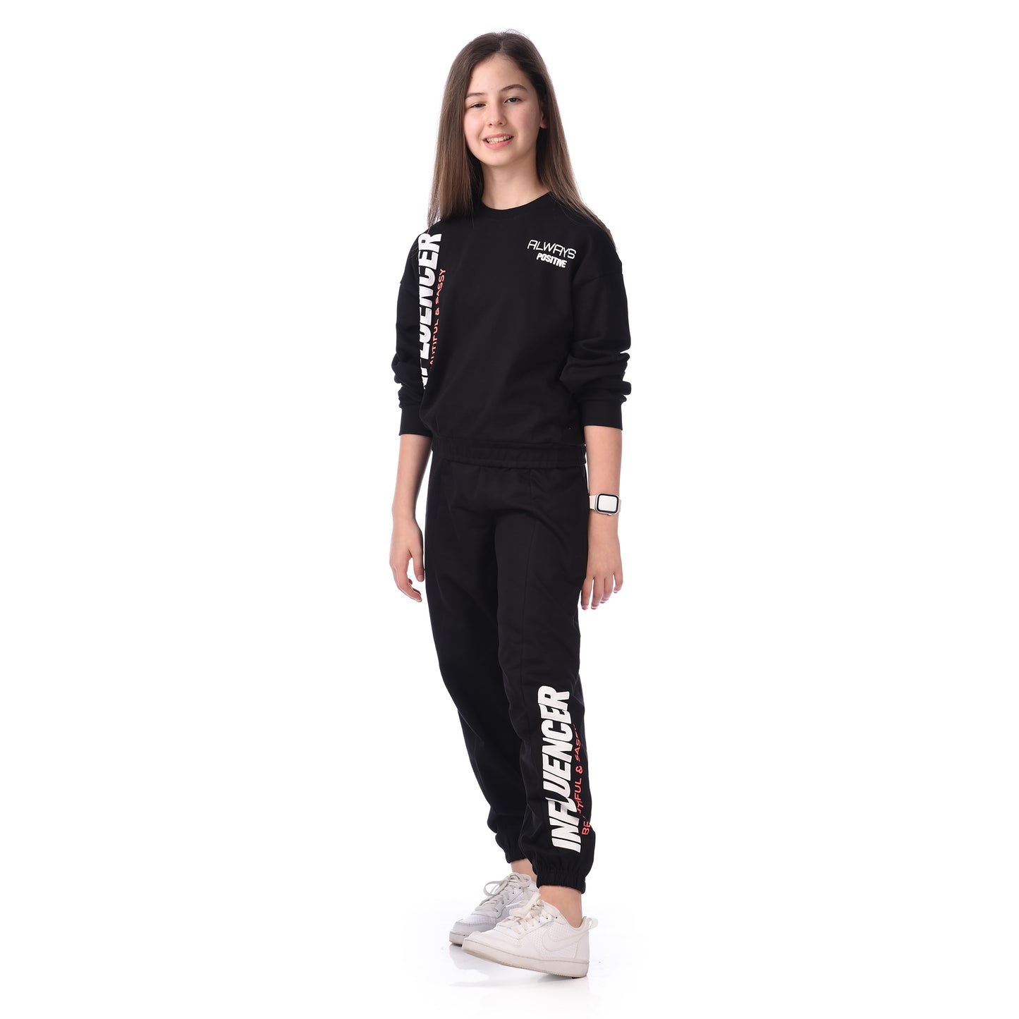 STYLISH SWEATSHIRT WITH MATCHING JOGGERS COMFY FIT