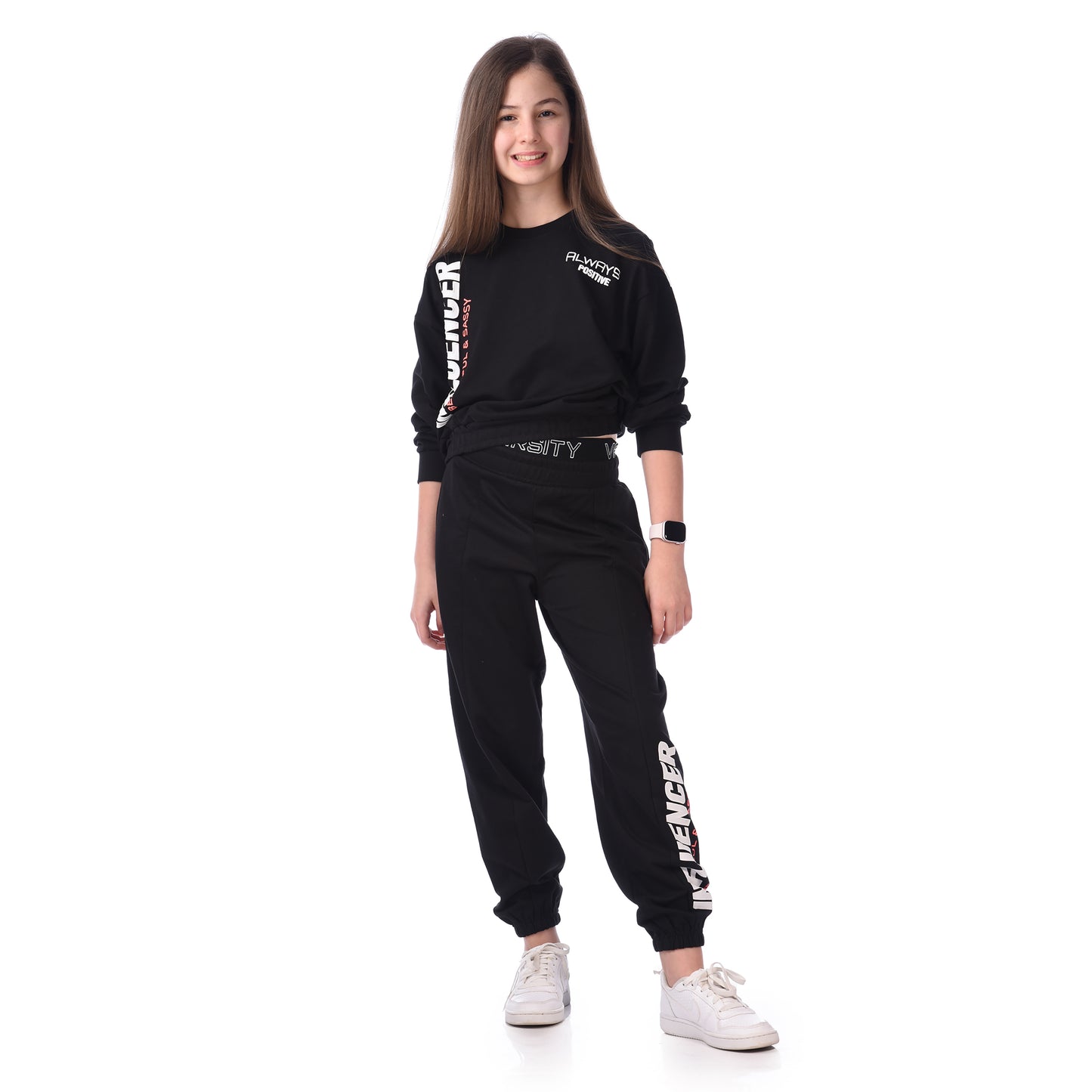 STYLISH SWEATSHIRT WITH MATCHING JOGGERS COMFY FIT