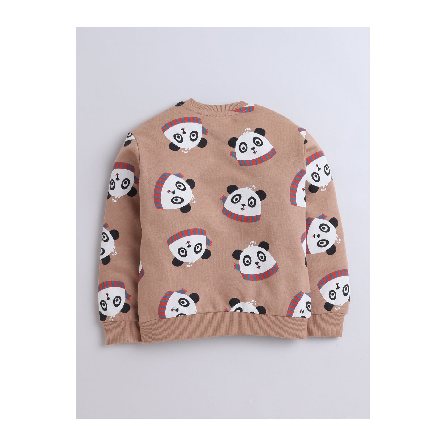 Printed Panda Sweatshirt and Jogger Set