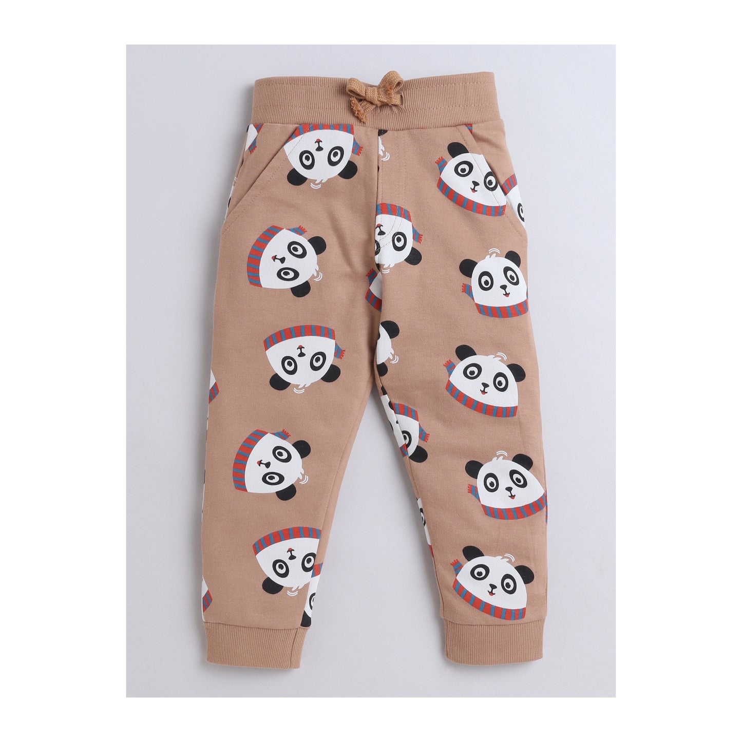 Printed Panda Sweatshirt and Jogger Set