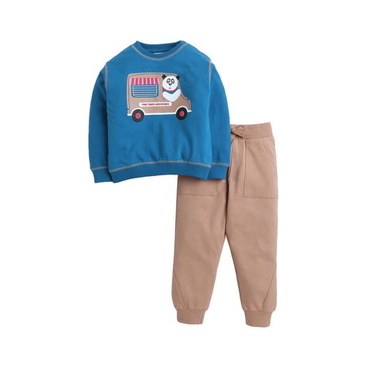 Blue Sweatshirt and Jogger sets