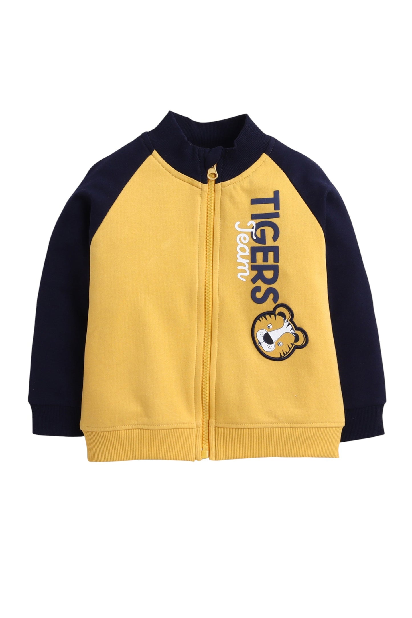 Infant Boys Tigers Team 3-Piece CVC Fleece Set – Navy & Mustard