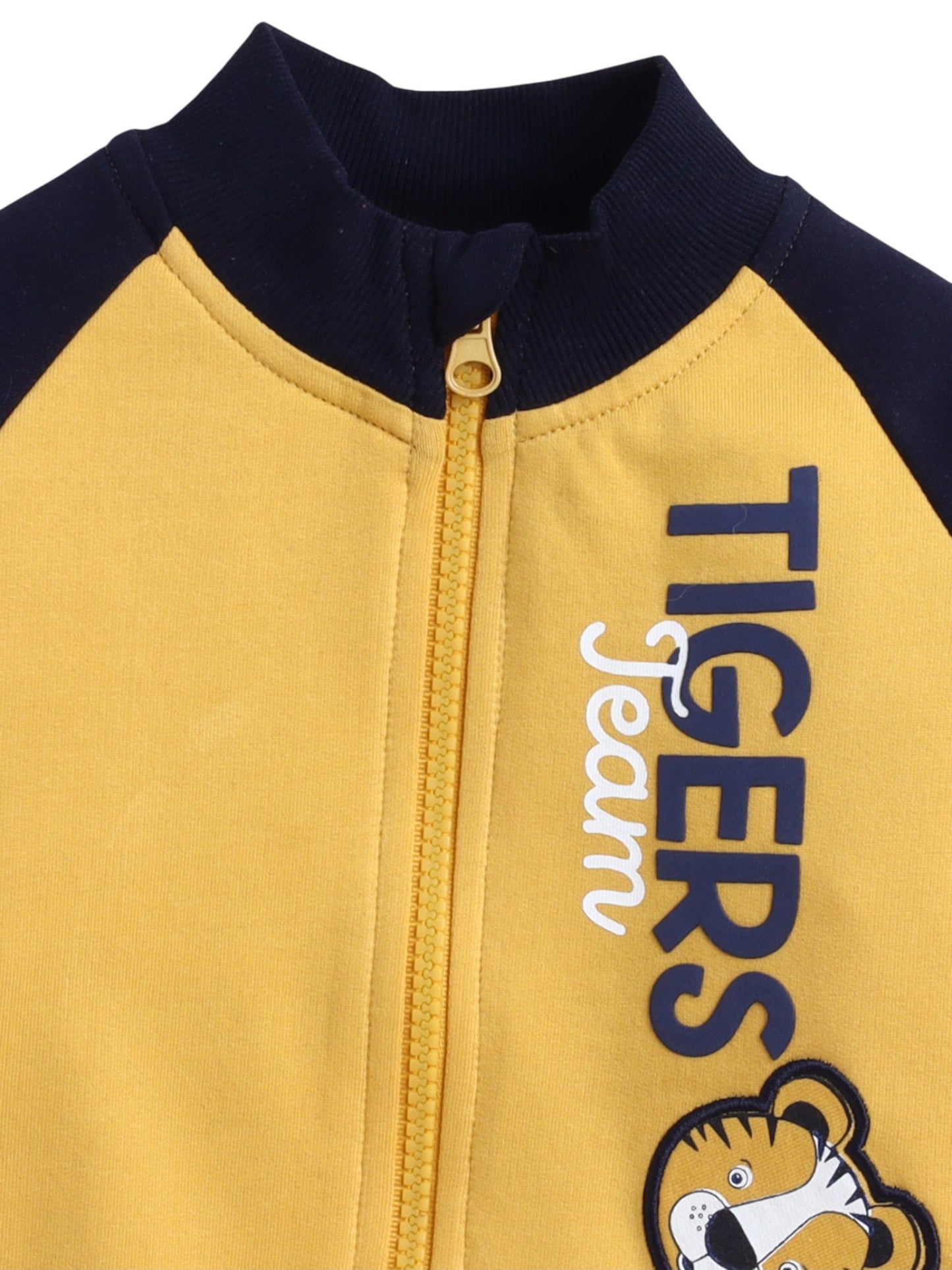 Infant Boys Tigers Team 3-Piece CVC Fleece Set – Navy & Mustard