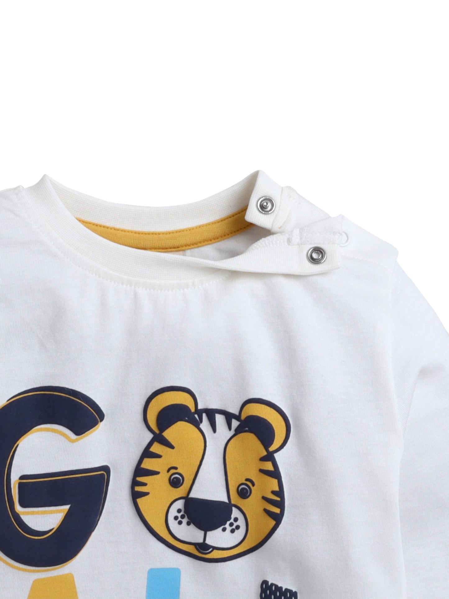Infant Boys Tigers Team 3-Piece CVC Fleece Set – Navy & Mustard