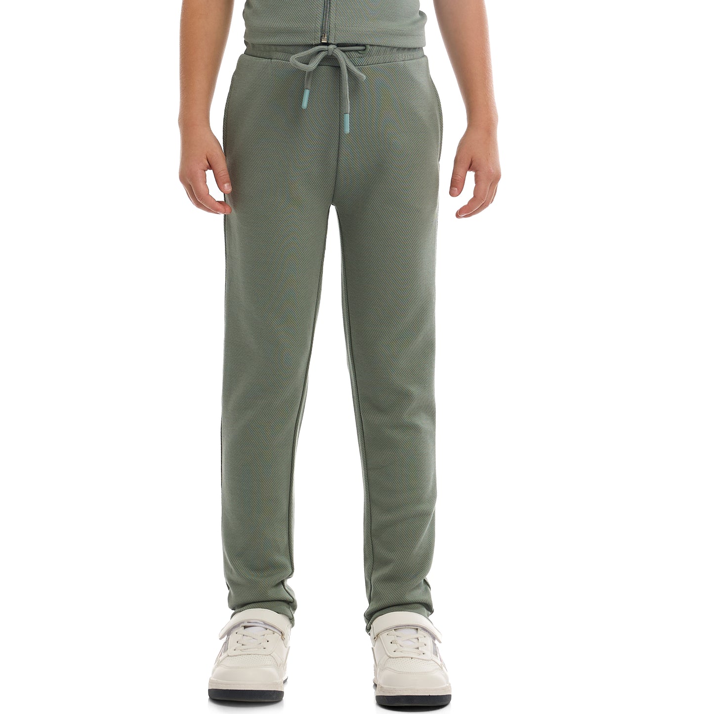 Boys’ Utility Jacket & Jogger Set – Lt Olive