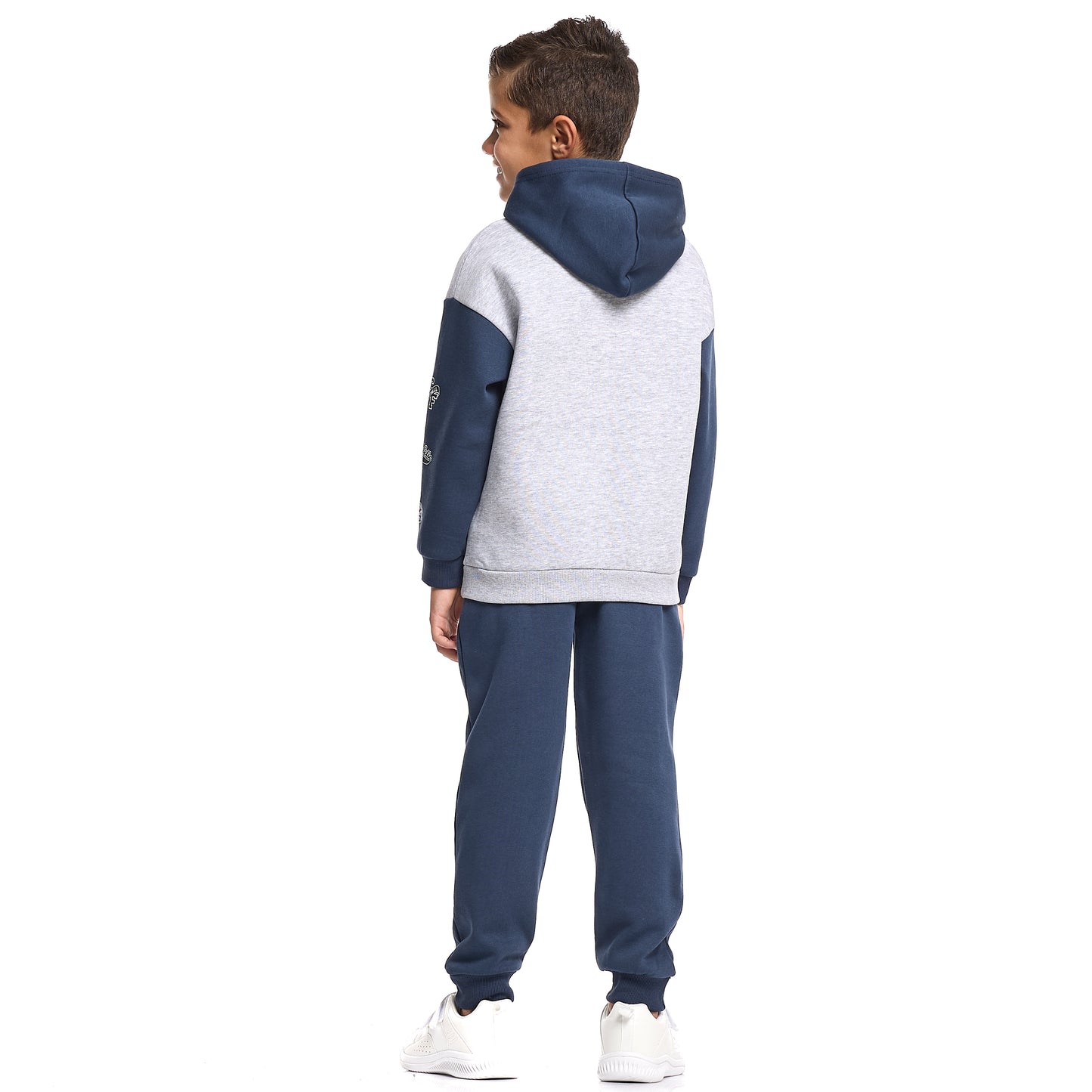 Boys Varsity Graphic Hoodie Fleece Tracksuit - 2 Piece Set