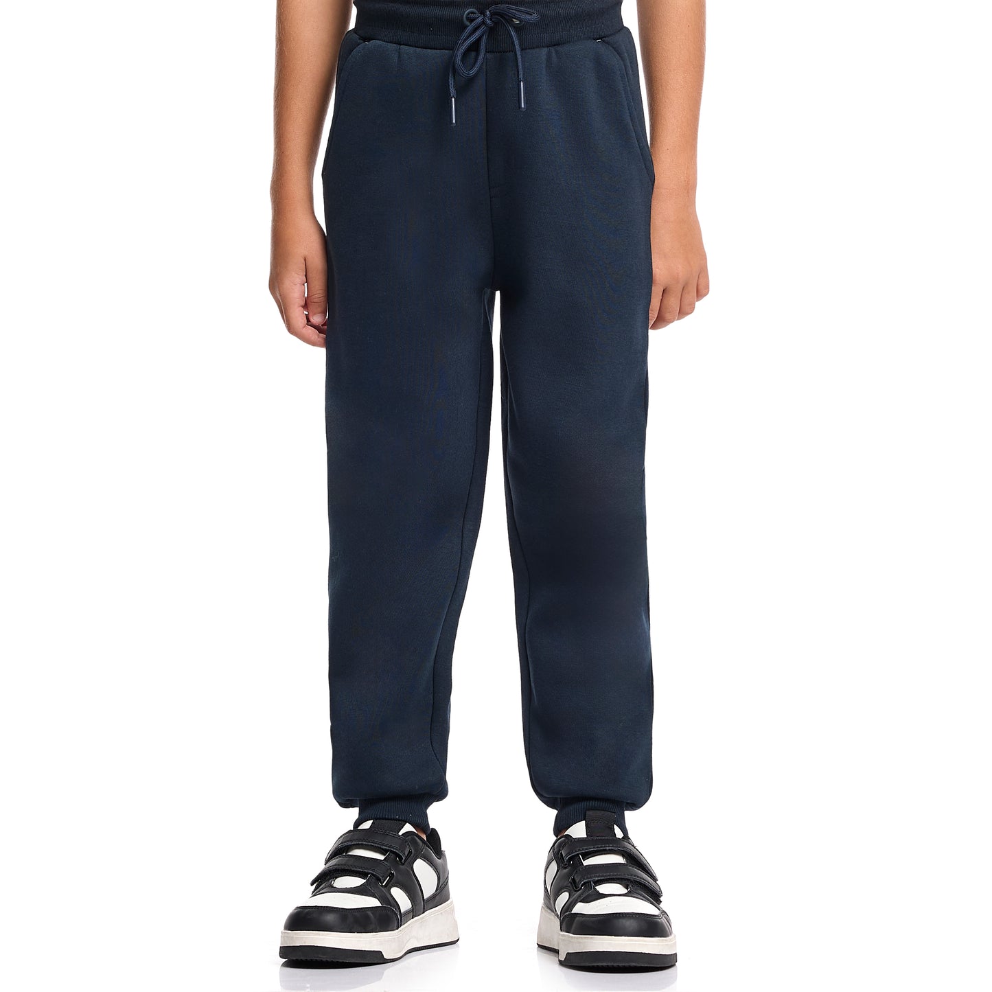 Boys’ Outdoor Style Tracksuit – Blue Fleece Adventure Top & Bottom Set