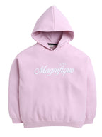 Œc'Est Magnifique” Graphic Hoodie For Ladies “ Blush Pink | 100% Cotton Fleece |