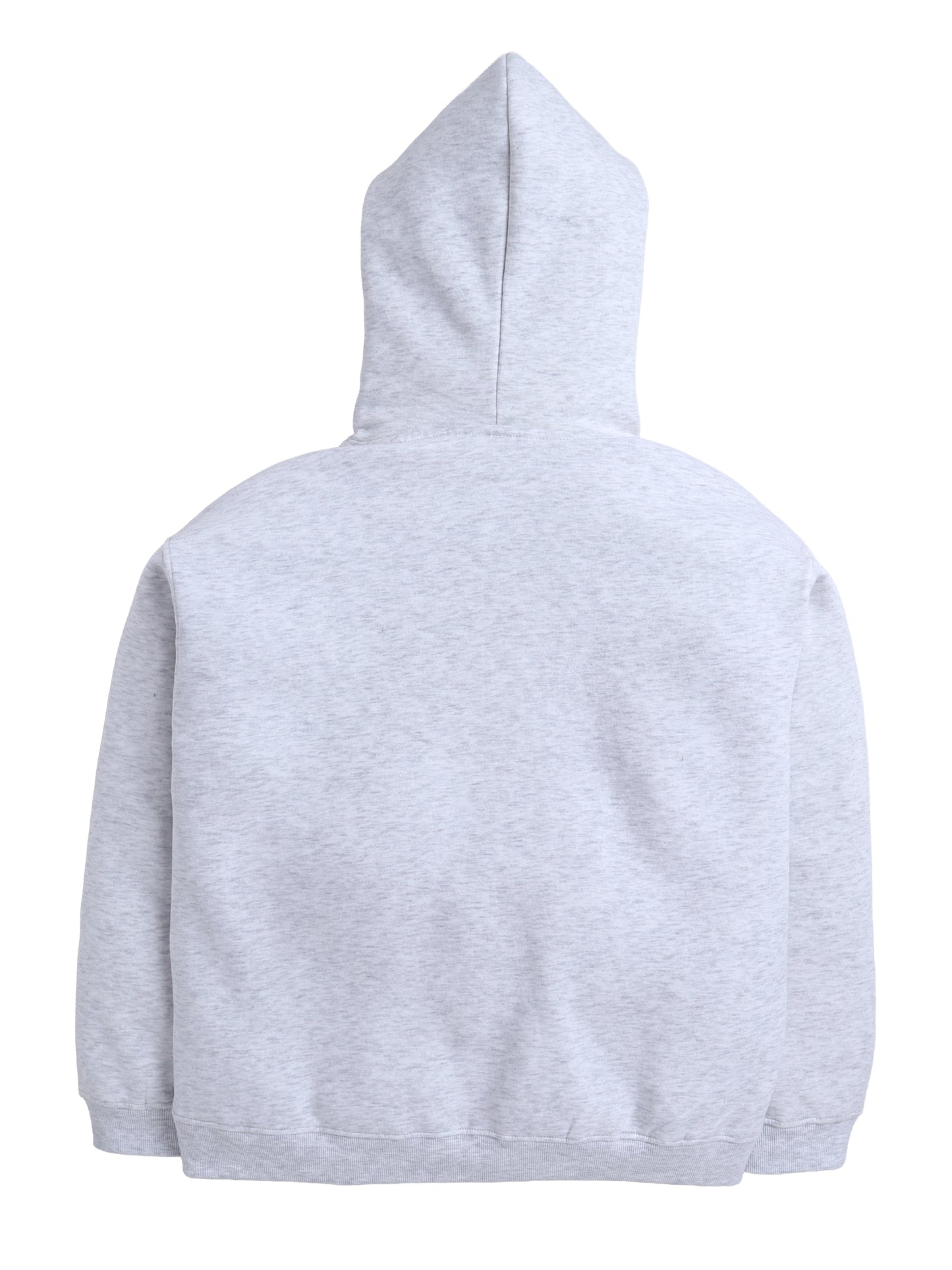 “Sassy Soul” Girls' Graphic Hoodie – Heather Grey | 100% Cotton Fleece |