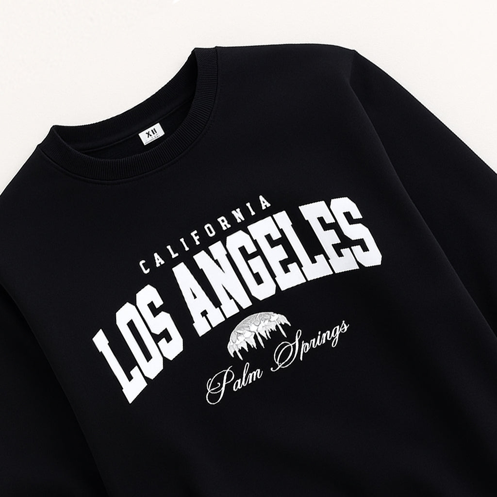 Ladies’ Œlos Angeles” Graphic Pullover “ 100% Cotton Fleece