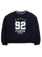 Œflorida State 92� Contrast Rib Pullover Sweatshirt “ 100% Cotton Fleece