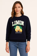 Limon Espaã±A Graphic Sweatshirt “ 100% Cotton Fleece | Puff Print