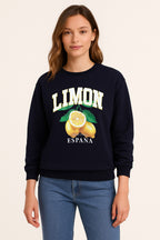 Limon Espaã±A Graphic Sweatshirt “ 100% Cotton Fleece | Puff Print