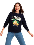 Limon Espaã±A Graphic Sweatshirt “ 100% Cotton Fleece | Puff Print
