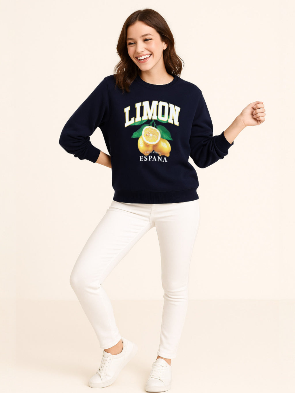 Limon Espaã±A Graphic Sweatshirt “ 100% Cotton Fleece | Puff Print