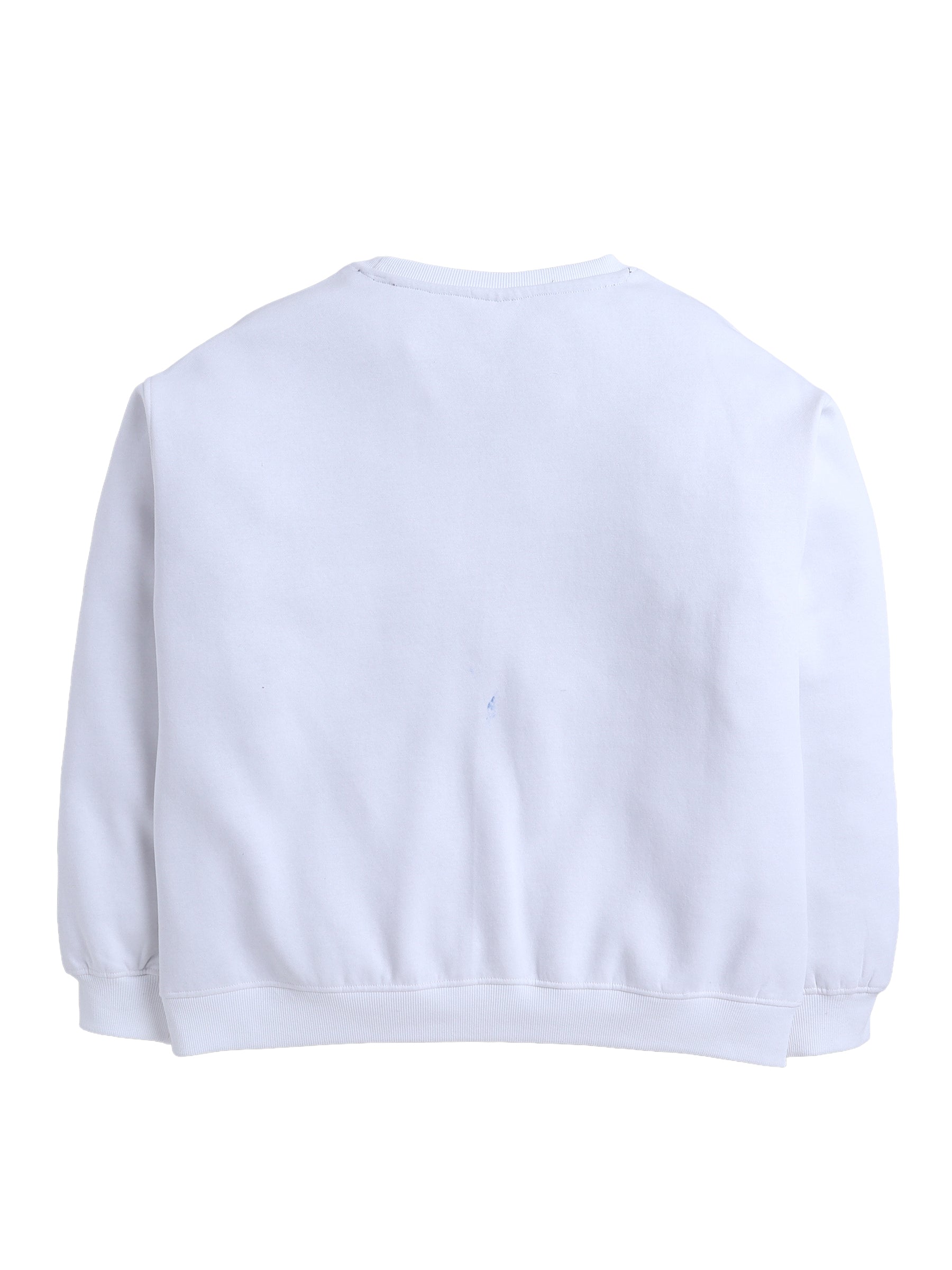 Œmonaco” Ladies' Varsity Sweatshirt “ Off-White | 100% Cotton Fleece |
