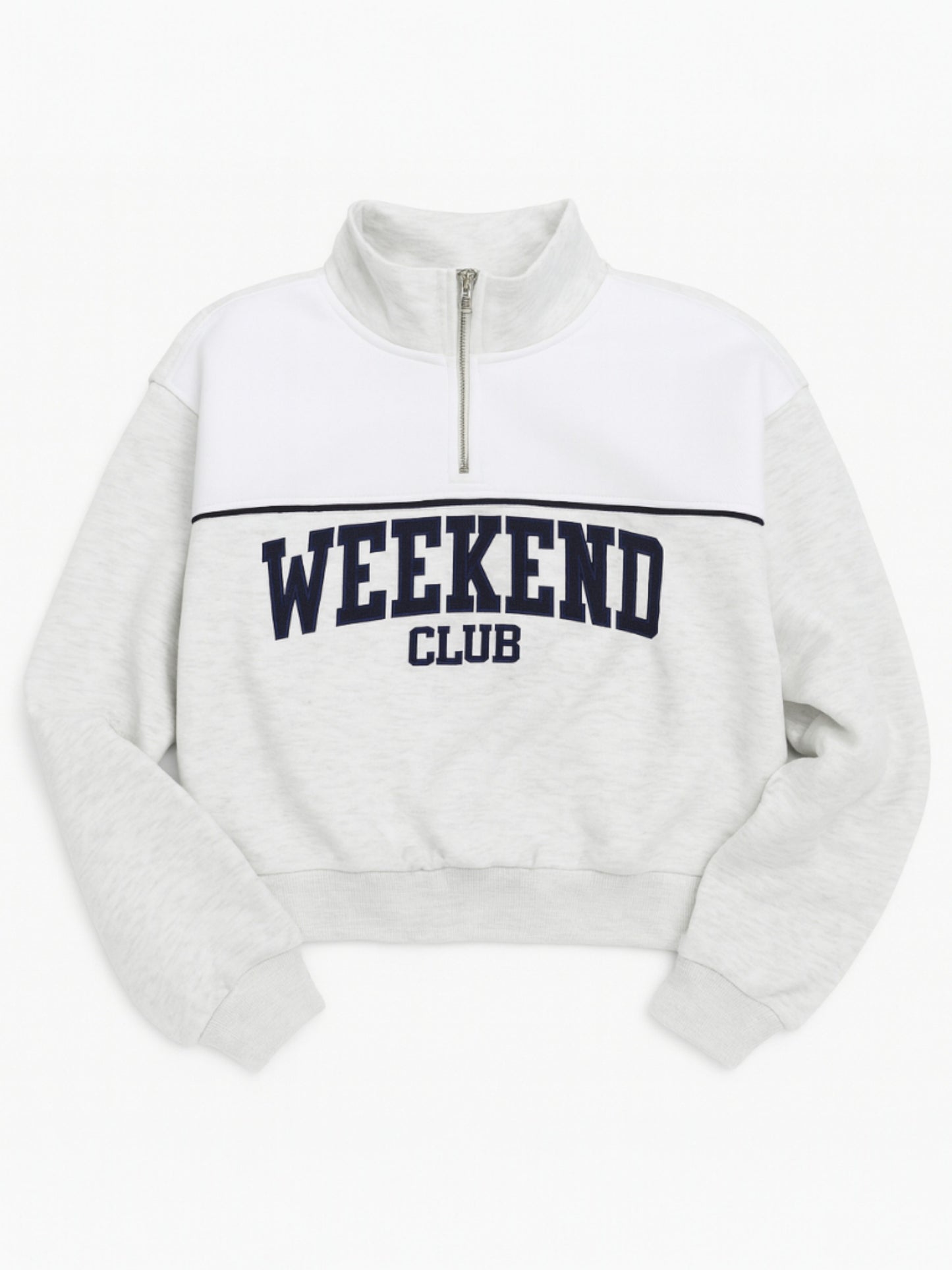 "Weekend Club" Grey  Pullover & Jogger Set