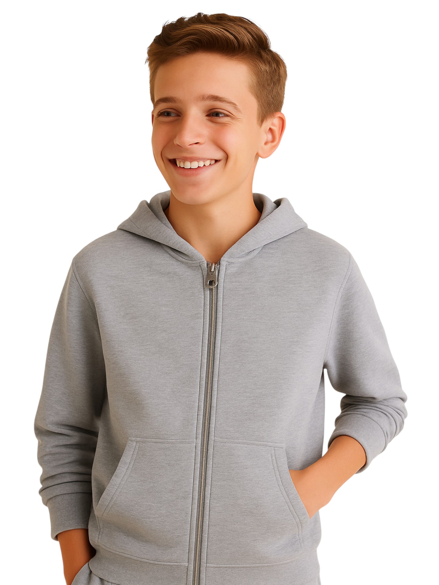 Boys Hoodie Set | Stylish Zip-Up & Joggers