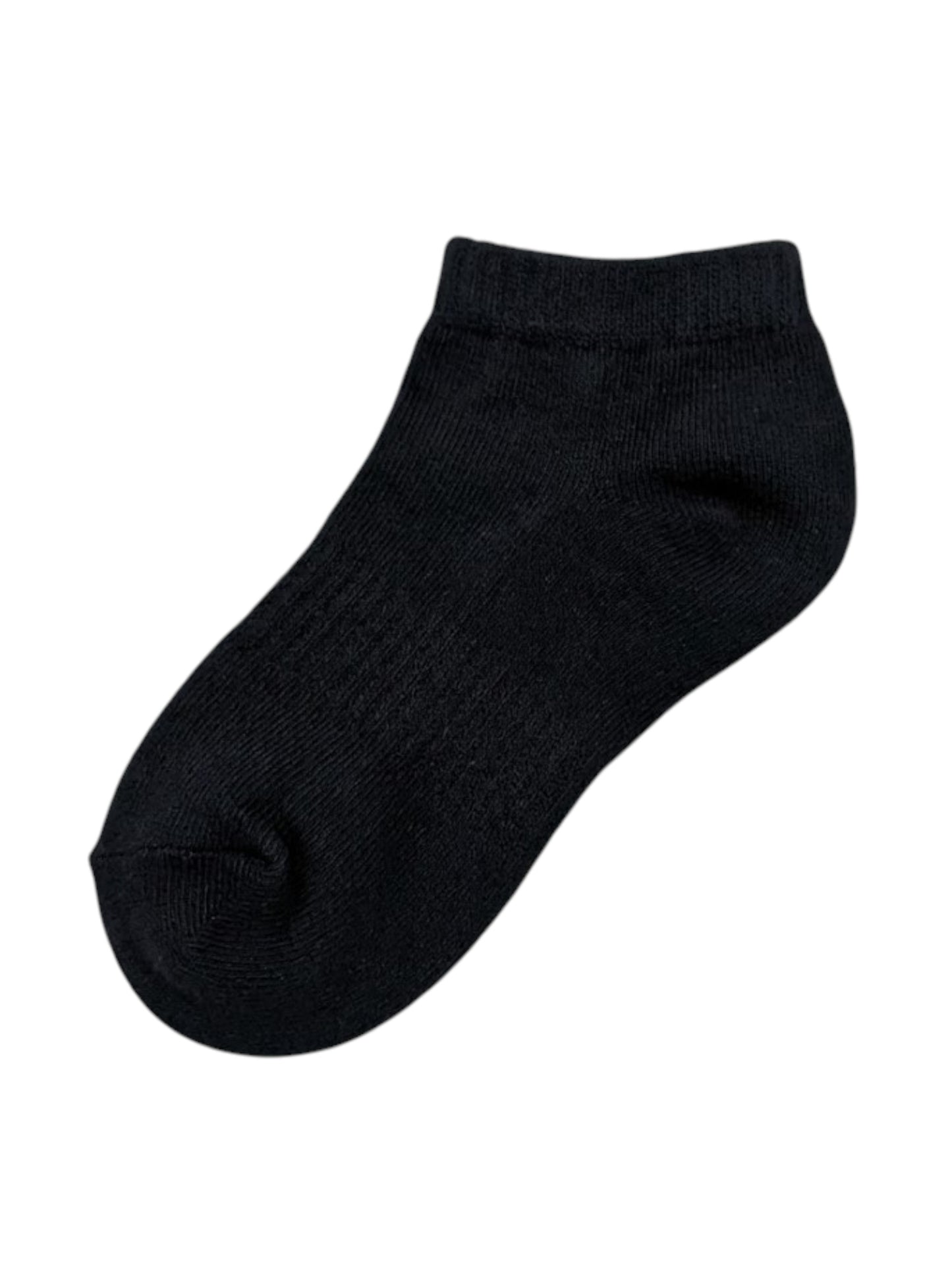 Black Cushioned Footbed Sports Trainers Socks 3 Pairs