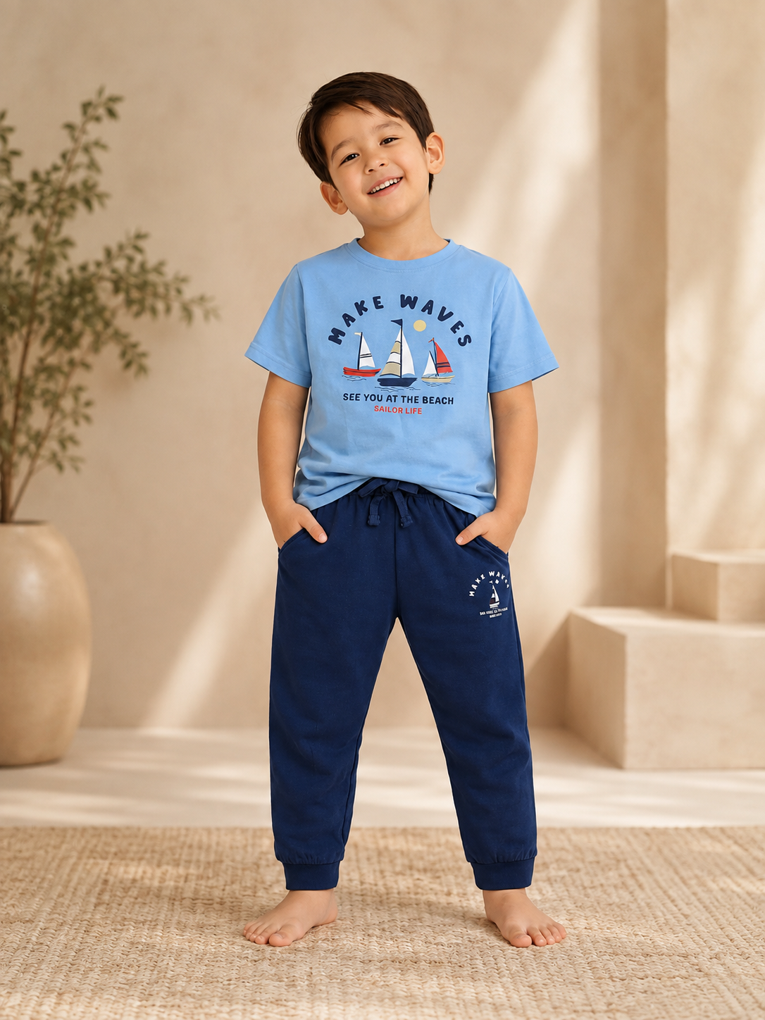 Boys Graphic T Shirt Set