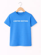Boys' "Limited Edition" Cotton T-Shirt “ Blue (2Y-9Y)