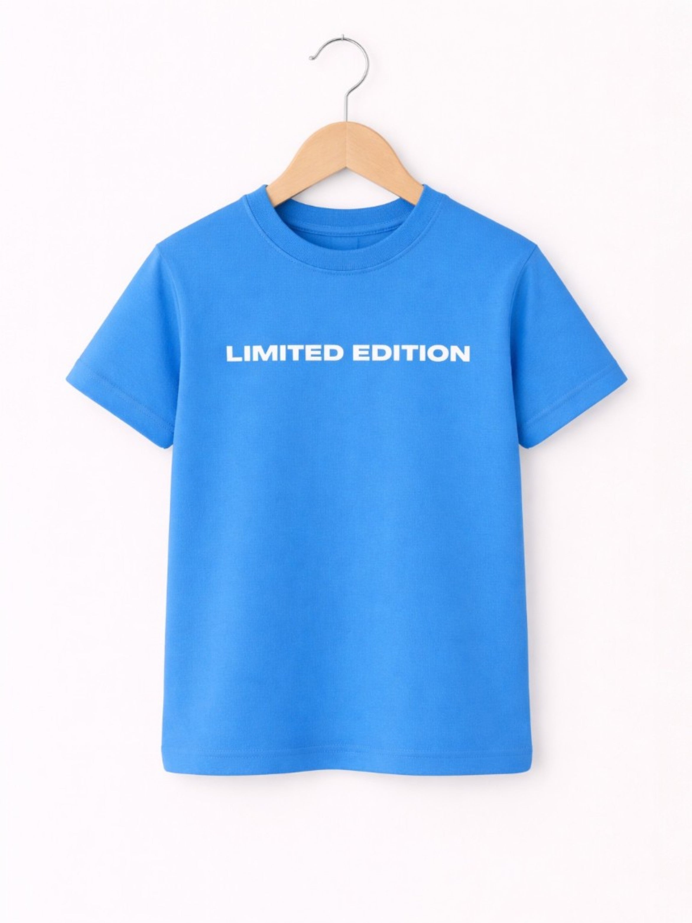 Boys' "Limited Edition" Cotton T-Shirt “ Blue (2Y-9Y)