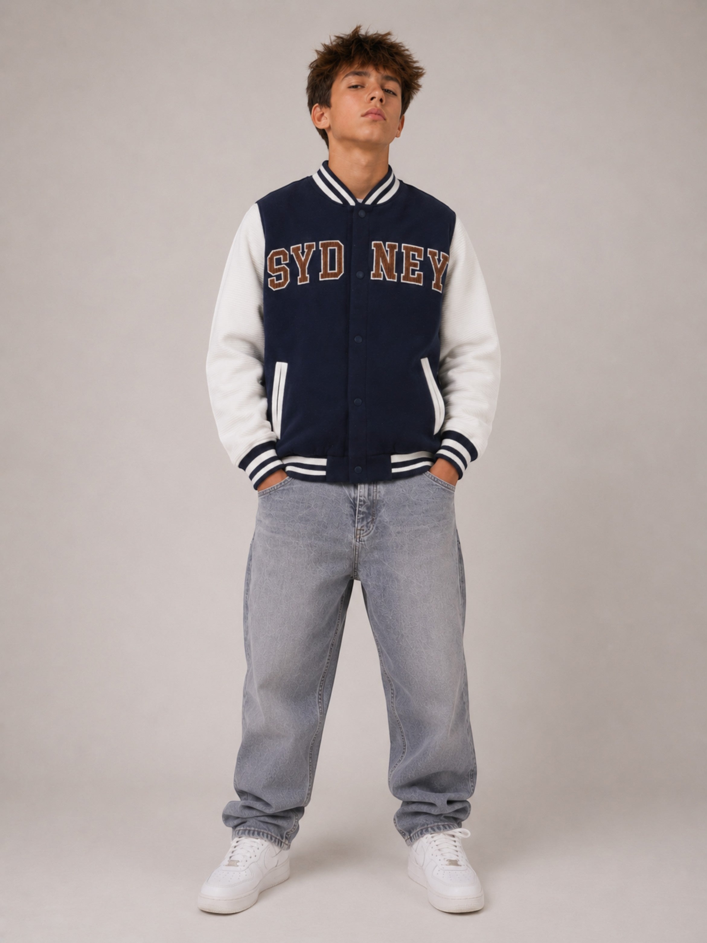 Boys “Sydney” Varsity Jacket