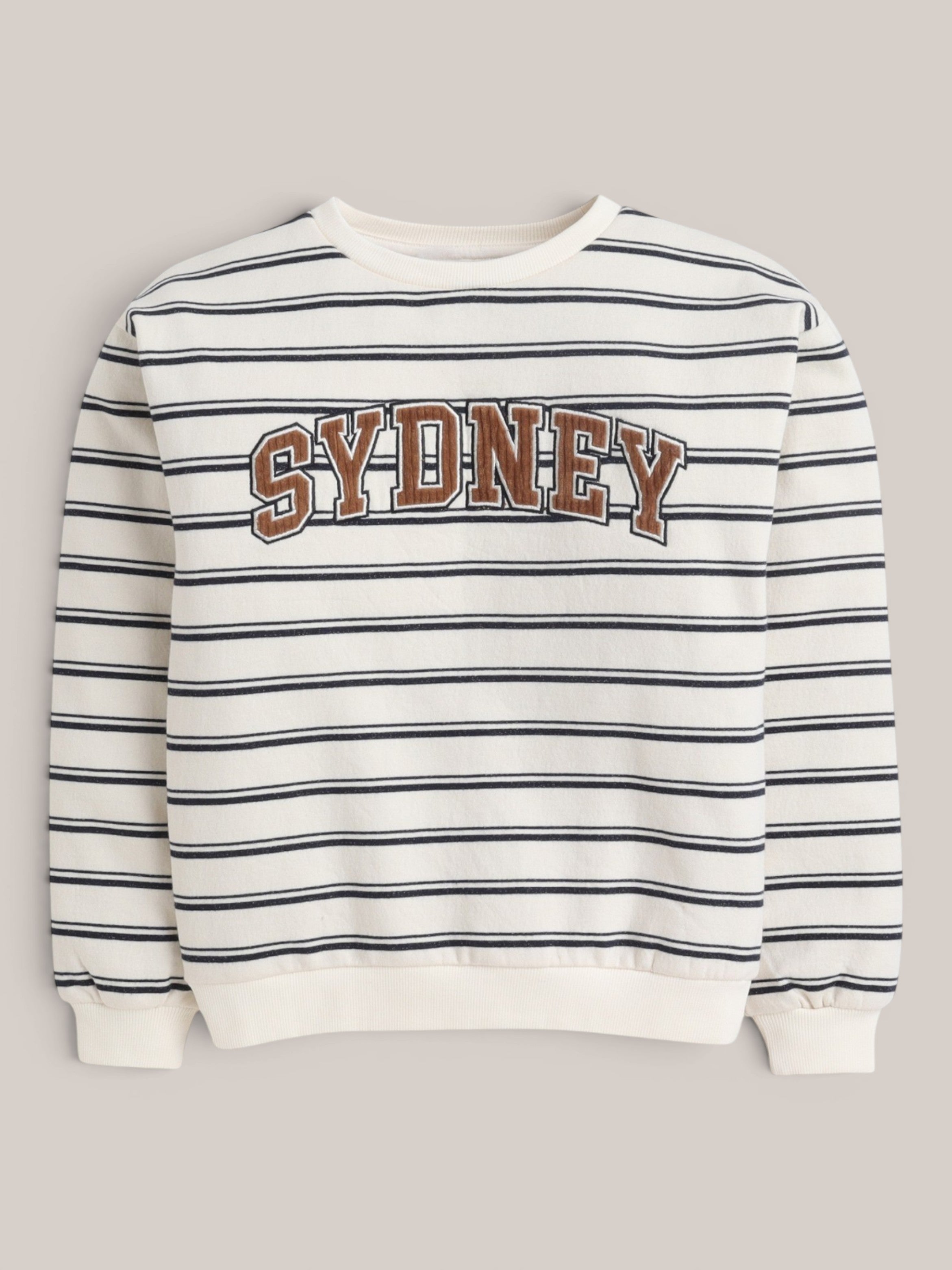 Boys Striped “Sydney” Long Sleeve sweatshirt