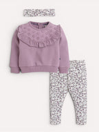Girls Leggings Top Set