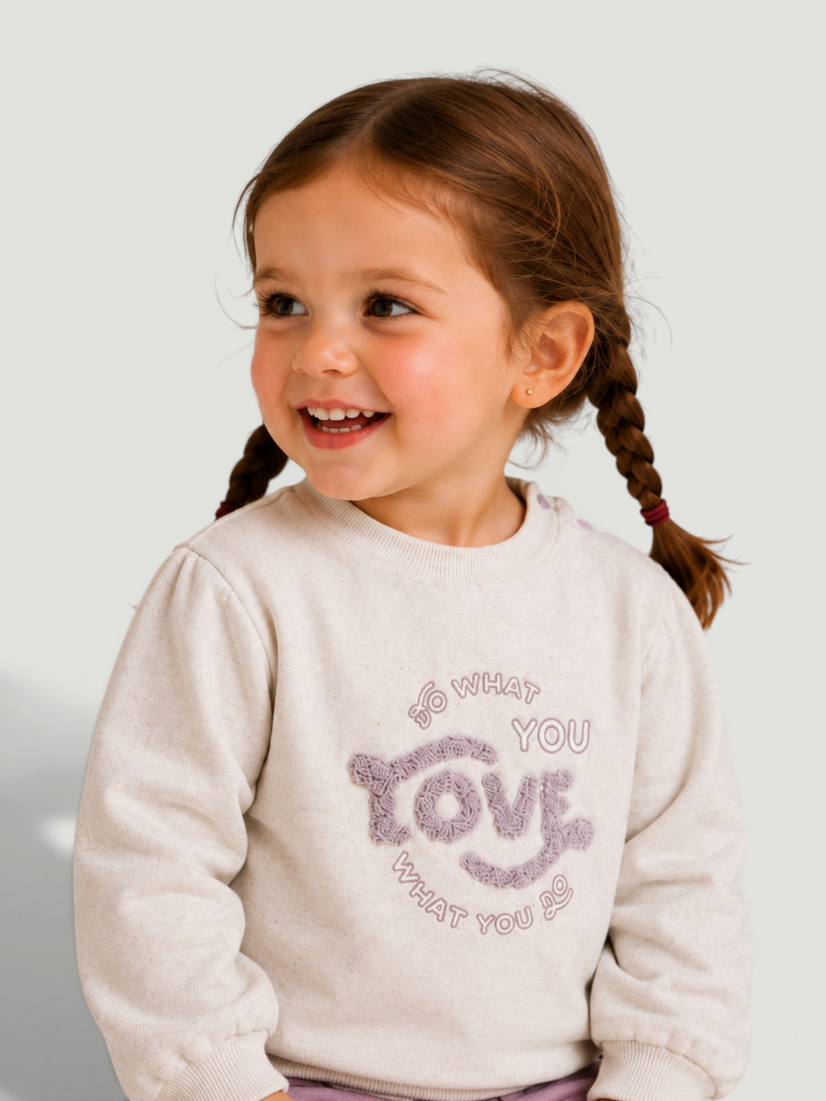 Girls Print Sweatshirt